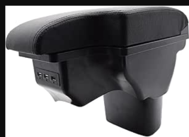 Leather Armrest For Juke 2011/12/13/14/15/16/17/18/19, USB Interface Box Arm Rest Modification. 
