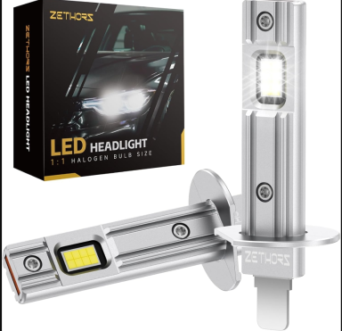 Zethors H1 LED Headlight Bulb 400% Brighter 16000LM. 