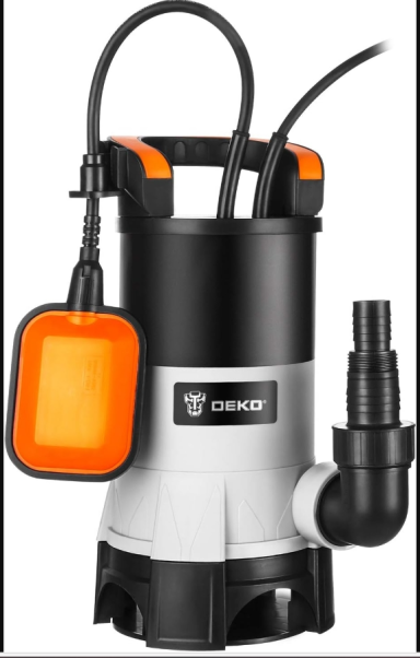Water Pump: DEKO Submersible Water Pump 400W 8000L/H, Portable Water Sump Pump to Empty Pool, Water Drainage Pump for Clean and Dirty Water 