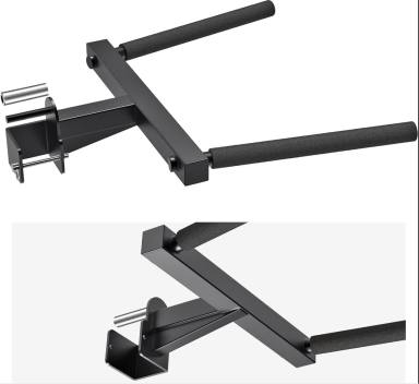 Kipika Y-Shaped Dip Bar for 2"x2"and 3"x3" Power Cage - Dip Bar Attachments for Home Gym. 